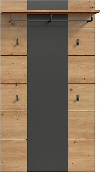 Home affaire Garderobenpaneel REHAT, TOPSELLER!, Höhe 145 cm, Hutablage, 4 günstig online kaufen