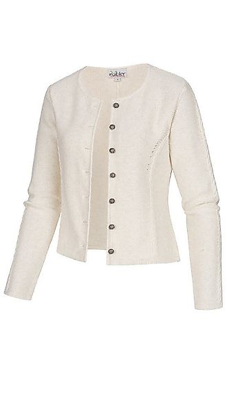 Nübler Trachtenstrickjacke Strickjacke Amira in Altweiß günstig online kaufen