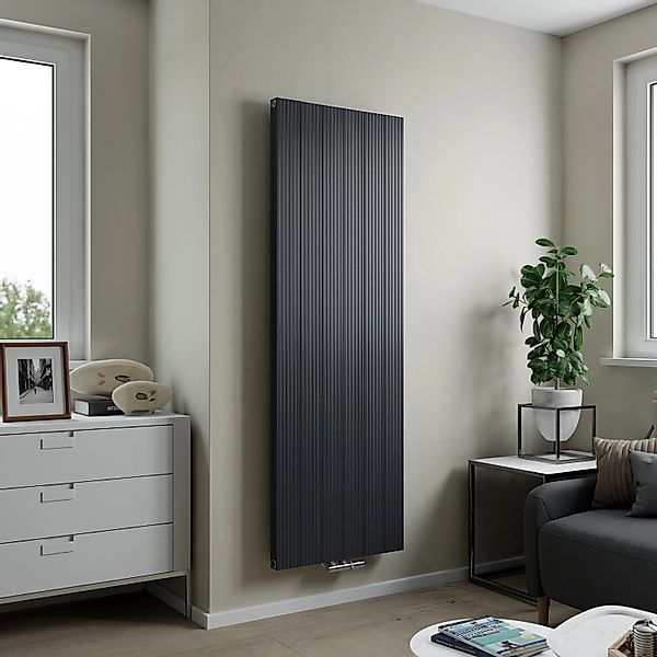 Ximax Aluminium-Heizkörper Valeo Mittenanschluss 180 x 60 cm Anthrazit 1.47 günstig online kaufen