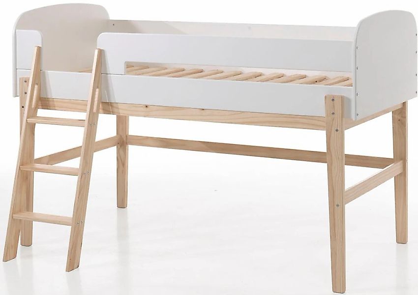 Vipack Hochbett "Kiddy", (Made in Europe), inkl. Lattenrost, MDF-Oberfläche günstig online kaufen