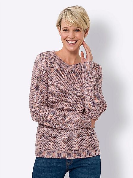 Sieh an! Strickpullover Rundhalspullover . günstig online kaufen