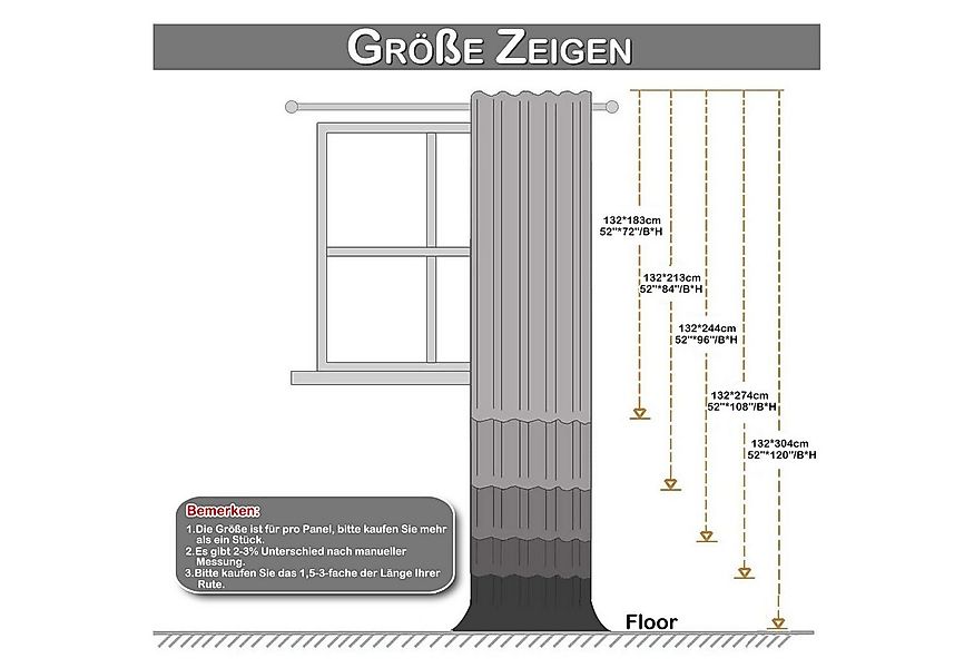 BTTO V&G Verdunkelungsvorhang Thermovorhänge 2 Stuck Samt,Mehrere Aufhängeo günstig online kaufen