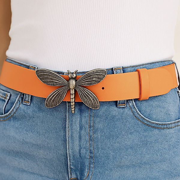 COLLEZIONE ALESSANDRO Ledergürtel "Libelle", aus echtem Leder mit sommerlic günstig online kaufen