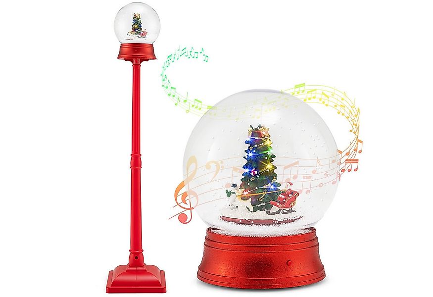 COSTWAY Weihnachtsfigur (1 St), Weihnachtslaterne, LED Weihnachtsdeko mit M günstig online kaufen