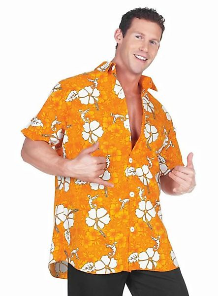 Underwraps T-Shirt Hawaiihemd orange Farbenfrohes Surferhemd für die Beachp günstig online kaufen