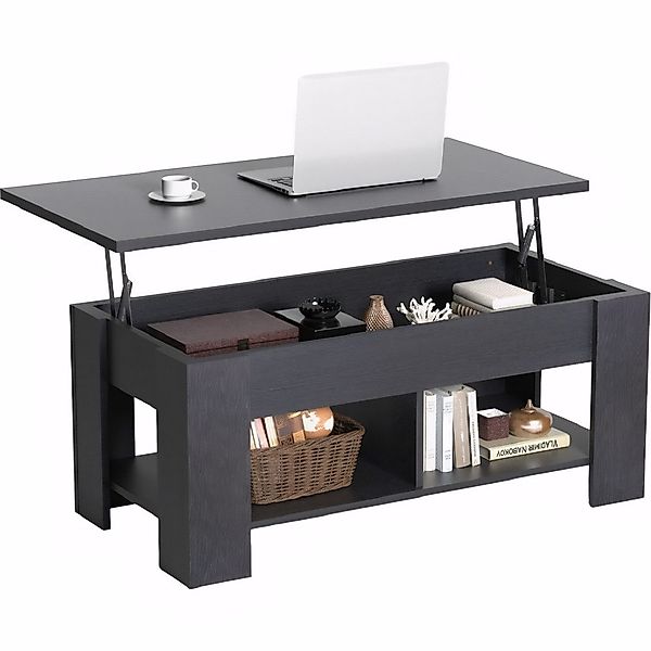 NOBLEWELL Couchtisch Höhenverstellbarer (100x50x42 cm), Versteckter günstig online kaufen