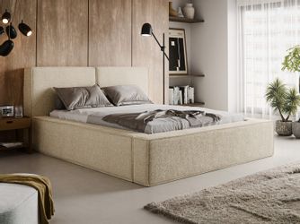 thematys Polsterbett mit Bettkasten, Stauraumbett, Bouclé günstig online kaufen