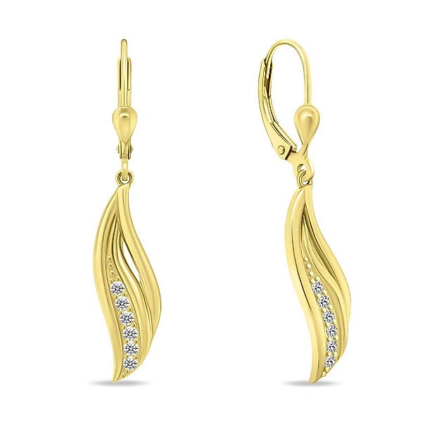 Brilio Silver Ohrring-Set Dezente vergoldete Ohrringe mit Zirkonen EA274Y günstig online kaufen