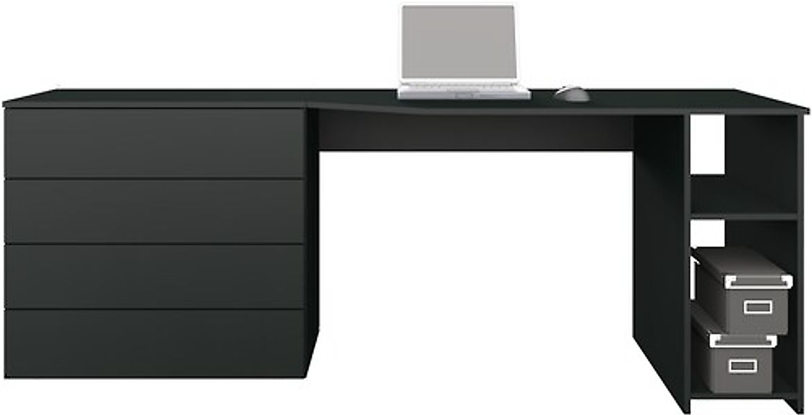 borchardt Möbel Schreibtisch »Vaasa«, Breite 196 cm, Push to Open-Funktion günstig online kaufen