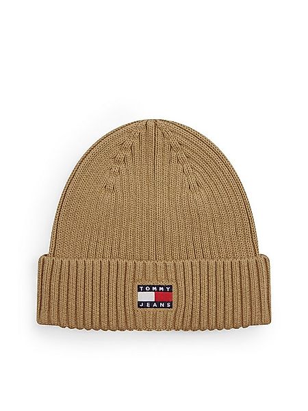 Tommy Jeans Beanie TJM HERITAGE CORE Rippstrick, Umschlag, normale Passform günstig online kaufen