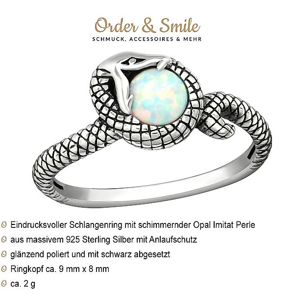 Order & Smile Schmuck Silberring Ring günstig online kaufen