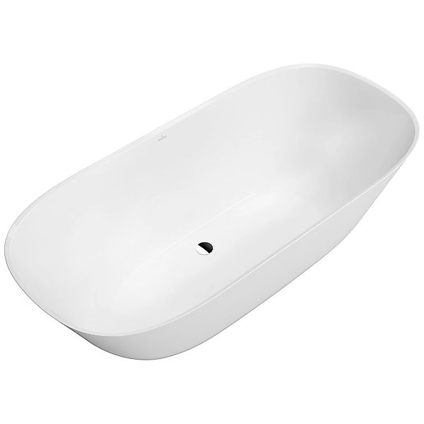 Villeroy & Boch freistehende Badewanne 175 x 80 cm Theano Weiß günstig online kaufen
