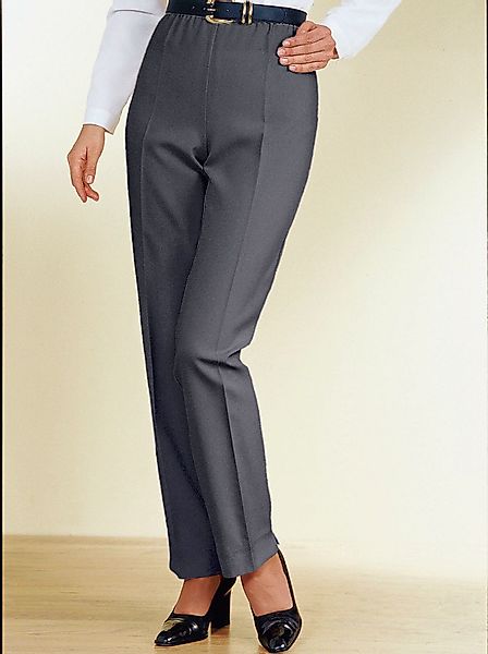 Sieh an! Jerseyhose Bügelfaltenhose Innenbeinlänge ca. günstig online kaufen