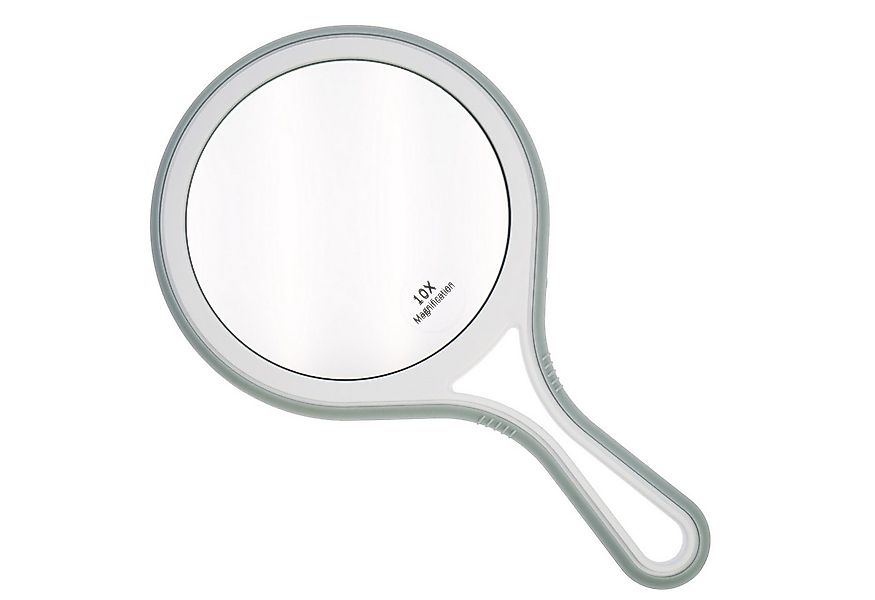 Fantasia Beauty Vergrößerungsspiegel Handspiegel, Kunststoff mit gummiertem günstig online kaufen