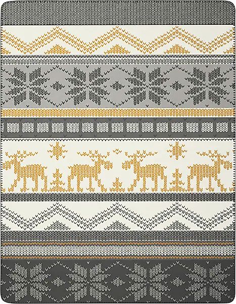 Biederlack Wohndecke »Wohndecke Winter Knit«, mit winterlichem Design günstig online kaufen