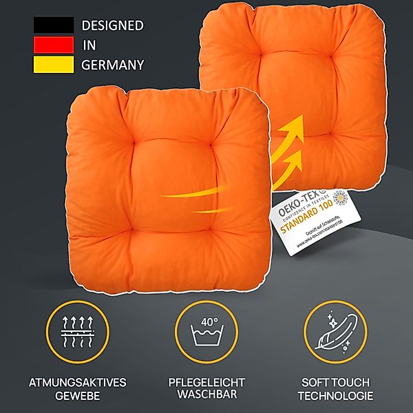 LILENO HOME Stuhlkissen Sitzkissen für Gartenstuhl, günstig online kaufen