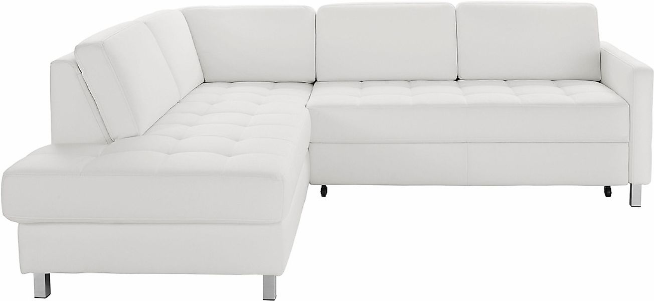 sit&more Ecksofa »Pablo L-Form«, wahlweise mit Bettfunktion und Bettkasten günstig online kaufen