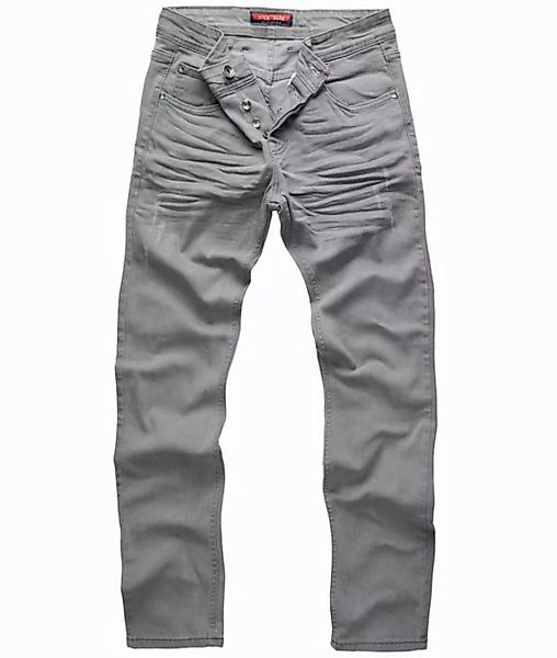 Rock Creek Regular-fit-Jeans Herren Jeans Regular Fit Grau RC-2097 günstig online kaufen