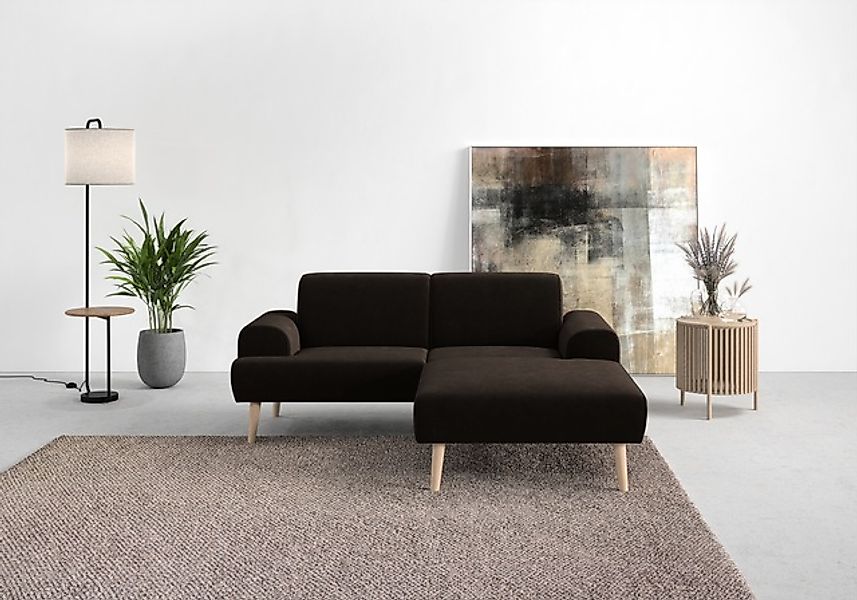 Home affaire Ecksofa »Swift Scandic Design, komfortabler Federkern, Breite günstig online kaufen