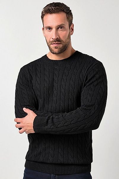 JP1880 Rundhalspullover JP1880 Pullover Zopfmuster CashmereTouch Strick günstig online kaufen