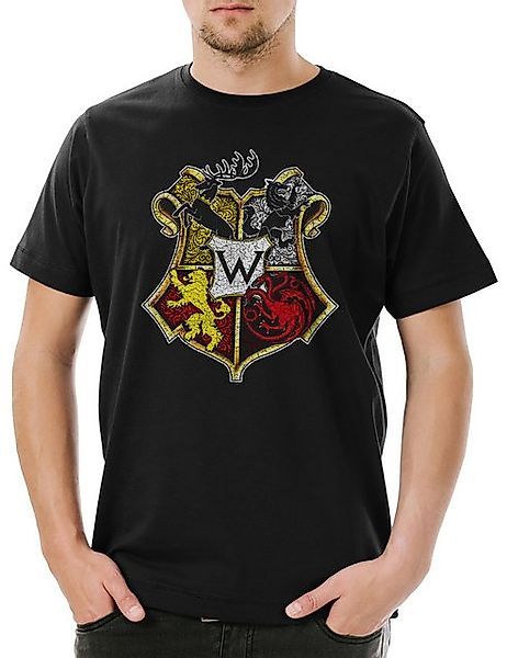Urban Backwoods Print-Shirt Urban Backwoods Westeros School Herren T-Shirt günstig online kaufen