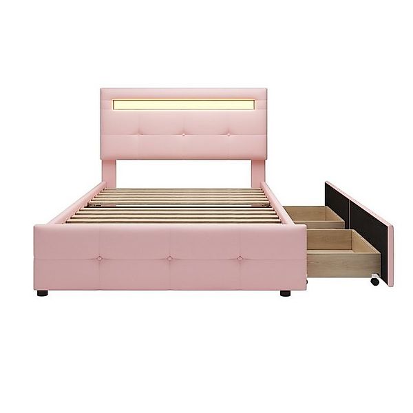 Gotagee Polsterbett Jugendbett Flaches Stauraumbett Doppelbett Multifunktio günstig online kaufen