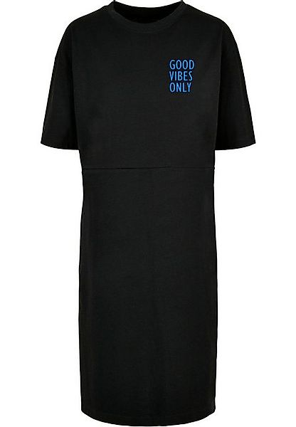 Merchcode Shirtkleid Merchcode Damen Ladies Good Vibes Only Oversized Slit günstig online kaufen