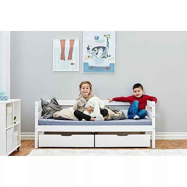 Hoppekids Kinderbett Juniorbett ECO Comfort mit Rollrost Kiefer massiv 70*1 günstig online kaufen