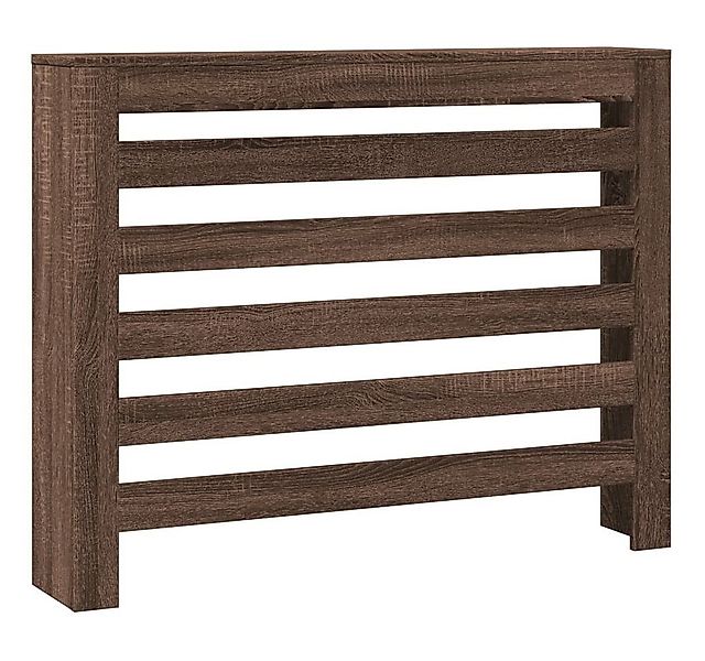 vidaXL Heizkörper-Wäschetrockner Heizkörperverkleidung Braun Eiche 104x20x8 günstig online kaufen
