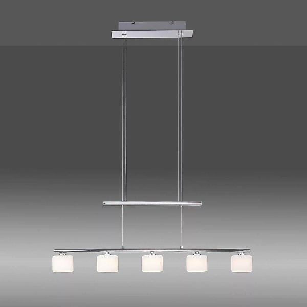 LED Pendelleuchte Hydra in Silber 5x 4W 2700lm günstig online kaufen