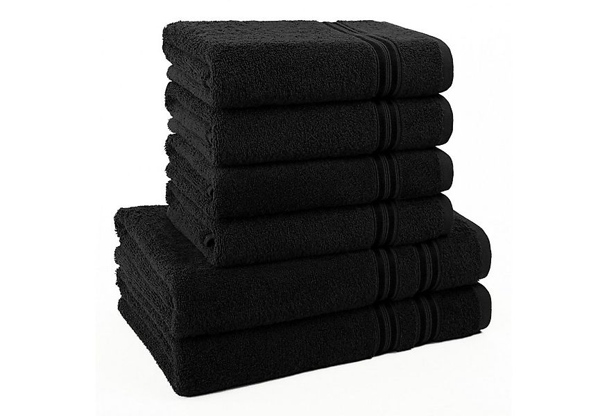 HAMMETEX Handtuch Set 6-teiliges Handtuch Set, 100% Baumwolle, Weich & Saug günstig online kaufen