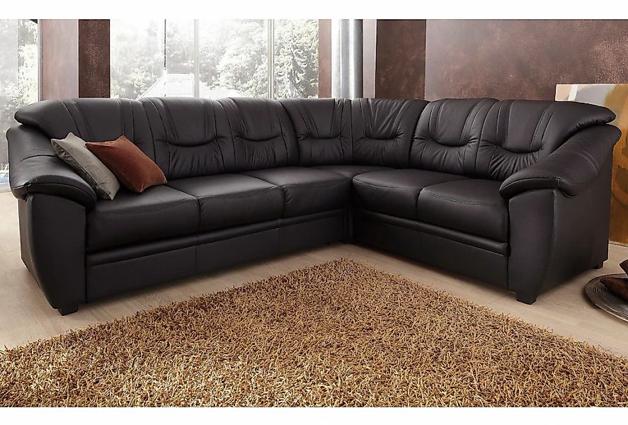 sit&more Ecksofa "Savona L-Form", wahlweise mit Bettfunktion, inklusive Fed günstig online kaufen