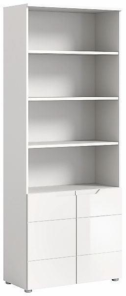 Home affaire Aktenschrank "CAPRI, 2 Türen inkl. eingefasster Griffmulde, 5 günstig online kaufen