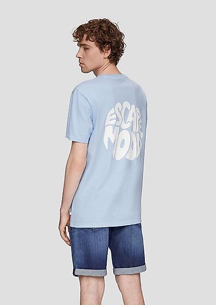 QS Kurzarmshirt T-Shirt mit Front- und günstig online kaufen