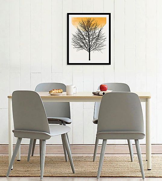 queence Bild »Bloom«, Baum-Baumbilder-Pflanzen-Pflanzenbilder-Sonnenaufgang günstig online kaufen