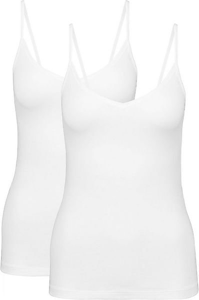 CALIDA Spaghettitop Benefit Women (2er Pack) V-Ausschnitt, Single Jersey Qu günstig online kaufen
