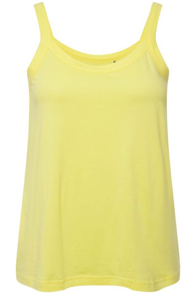 Ulla Popken Longtop Spaghettitop Rundhals Modalmix günstig online kaufen