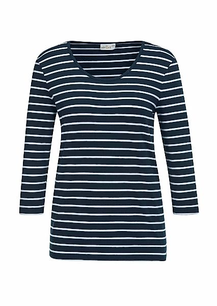 GOLDNER 3/4-Arm-Shirt "Kurzgröße Buntgewirktes Ringelshirt" Garngefärbte un günstig online kaufen