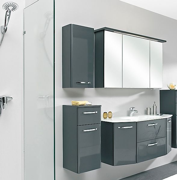 Saphir Badmöbel-Set "Quickset 327 4-teilig, Waschplatz und LED-Spiegelschra günstig online kaufen