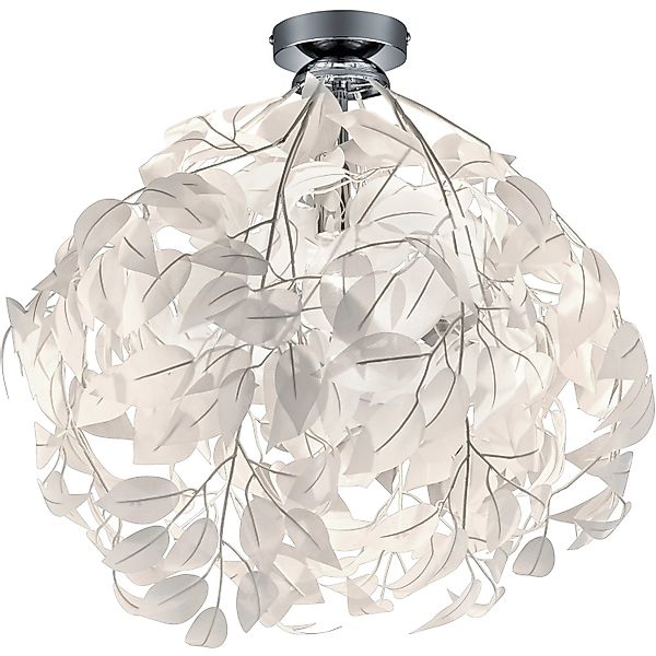 Reality Leuchten Deckenleuchte Leavy, E27 Deckenlampe mit Blätteroptik, Ø 3 günstig online kaufen