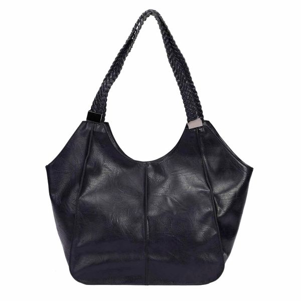 ITALYSHOP24 Schultertasche Damen XXL FLECHTOPTIK Hand-Tasche günstig online kaufen