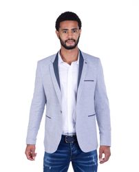 Denim Distriqt Jerseysakko Sportliches Jersey Sakko günstig online kaufen