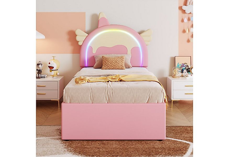 Gotagee Kinderbett Cartoon Doppelbett Gästebett mit Ausziehbett 90x200cm Mo günstig online kaufen