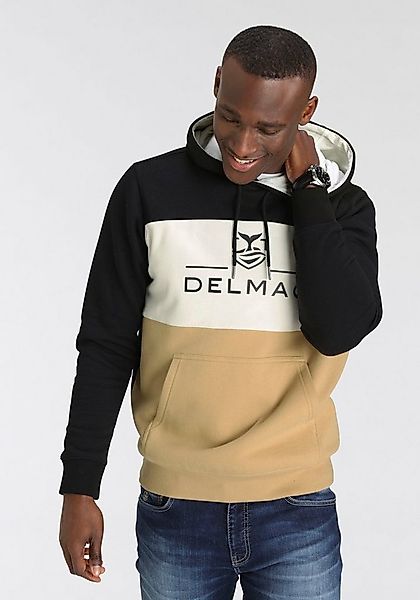 DELMAO Kapuzensweatshirt Langarm, lockere Passform, Colourblocking-Optik, m günstig online kaufen
