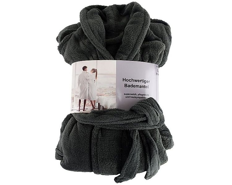 Marabellas Shop Bademantel Hochwertiger Bademantel mit weicher Struktur in günstig online kaufen