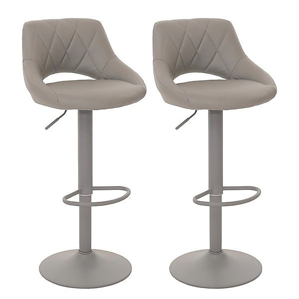 MCW 2er-Set Barhocker N64 Grau günstig online kaufen