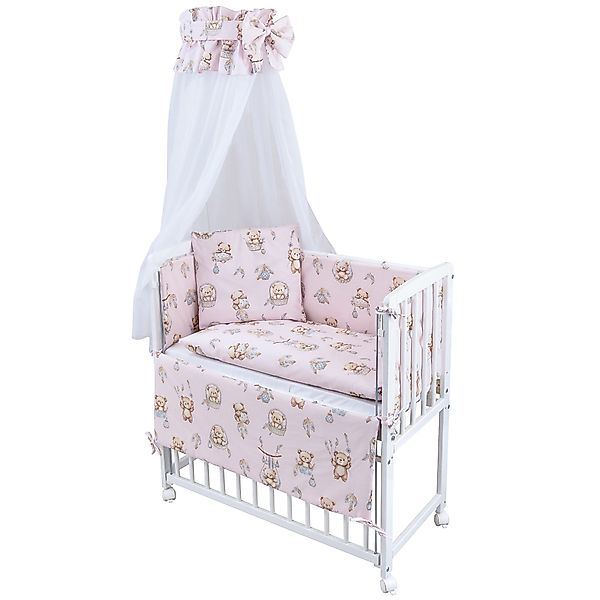 Baby-Delux Beistellbett Babybett Teddy Rosa, Stillbett günstig online kaufen