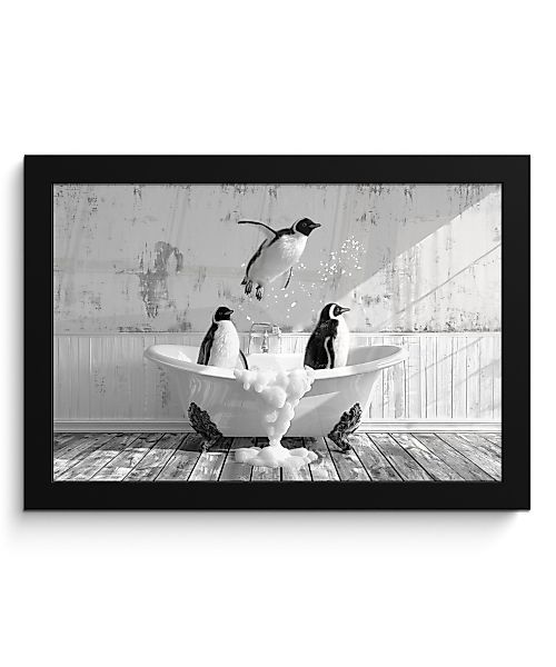 MuchoWow Poster Pinguine - Vintage - günstig online kaufen
