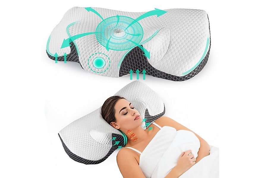 Esun Nackenstützkissen Kopfkissen Schlafkissen Nackenkissen, Seitenschläfer günstig online kaufen