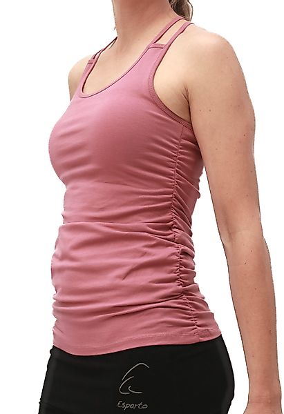 ESPARTO Yogatop Spaghettishirt Suramya in Bio-Baumwolle günstig online kaufen